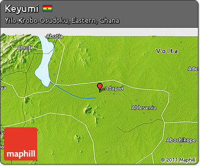 Physical 3D Map of Keyumi