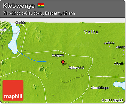Physical 3D Map of Klebwenya