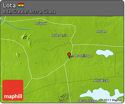 Physical 3D Map of Lota