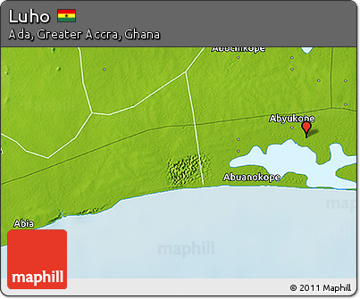 Physical 3D Map of Luho