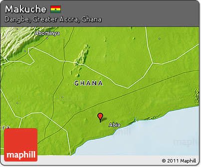 Physical 3D Map of Makuche