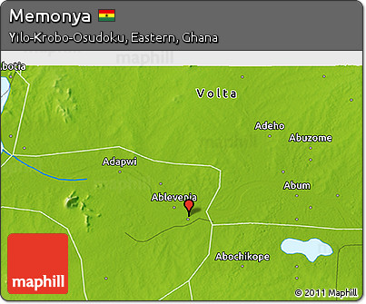 Physical 3D Map of Memonya