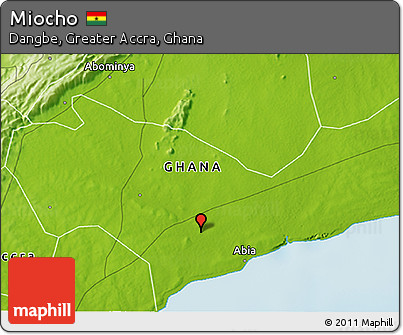 Physical 3D Map of Miocho