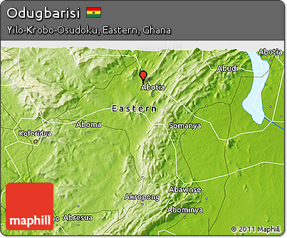 Physical 3D Map of Odugbarisi