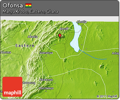 Physical 3D Map of Ofonsa