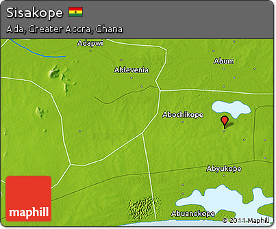 Physical 3D Map of Sisakope