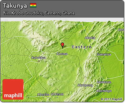 Physical 3D Map of Takunya