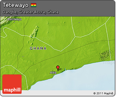 Physical 3D Map of Tetewayo