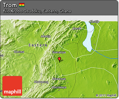 Physical 3D Map of Trom