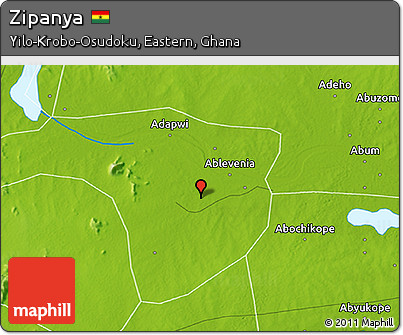 Physical 3D Map of Zipanya