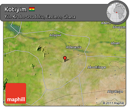 Satellite 3D Map of Kotiyim