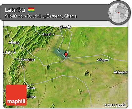 Satellite 3D Map of Latriku