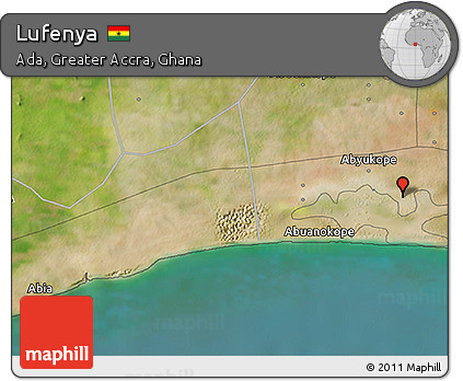 Satellite 3D Map of Lufenya