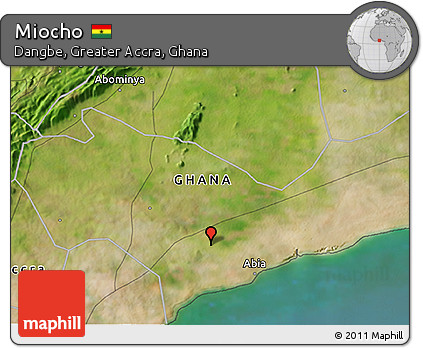 Satellite 3D Map of Miocho