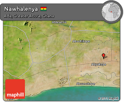 Satellite 3D Map of Nawhalenya