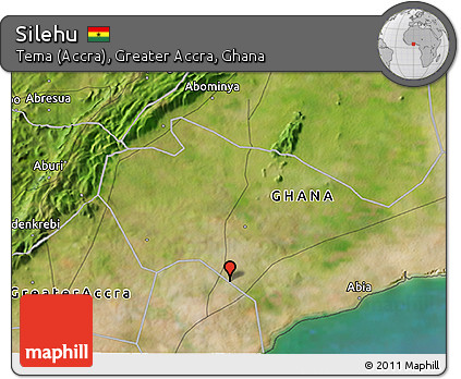 Satellite 3D Map of Silehu