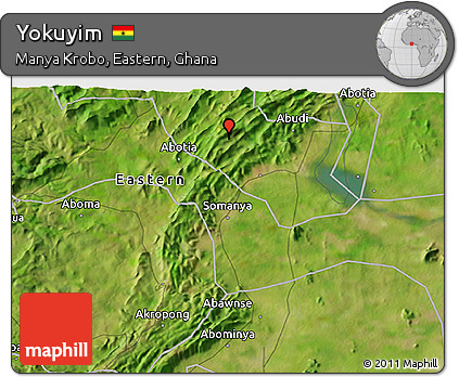 Satellite 3D Map of Yokuyim