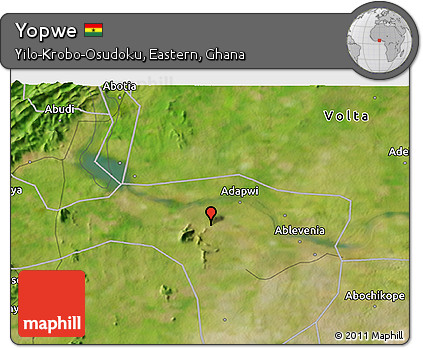 Satellite 3D Map of Yopwe