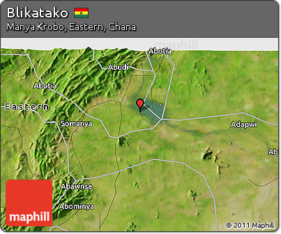 Satellite 3D Map of Blikatako