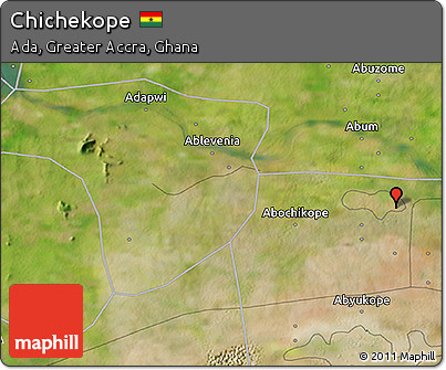 Satellite 3D Map of Chichekope