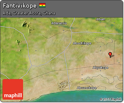 Satellite 3D Map of Fantivikope