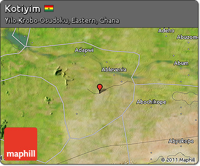 Satellite 3D Map of Kotiyim