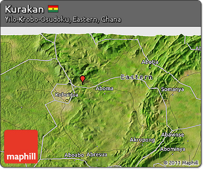 Satellite 3D Map of Kurakan