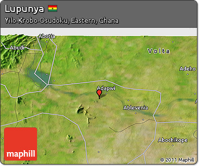 Satellite 3D Map of Lupunya