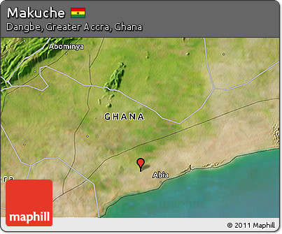 Satellite 3D Map of Makuche