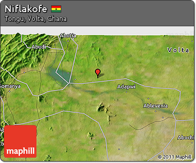 Satellite 3D Map of Niflakofe