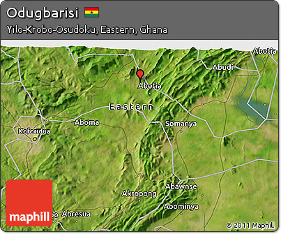 Satellite 3D Map of Odugbarisi