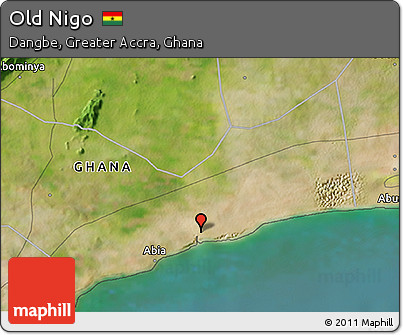 Satellite 3D Map of Old Nigo