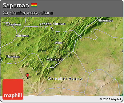 Satellite 3D Map of Sapeman