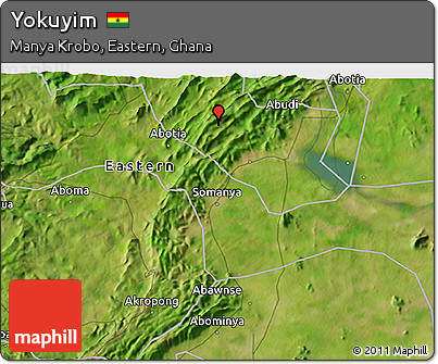 Satellite 3D Map of Yokuyim