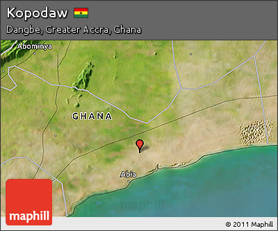 Satellite 3D Map of Kopodaw
