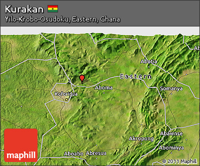 Satellite 3D Map of Kurakan