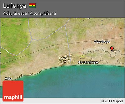 Satellite 3D Map of Lufenya