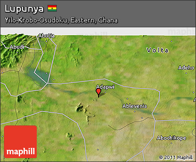 Satellite 3D Map of Lupunya