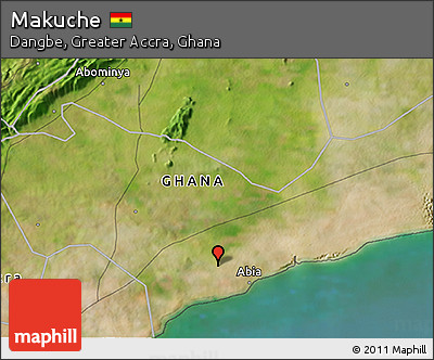 Satellite 3D Map of Makuche