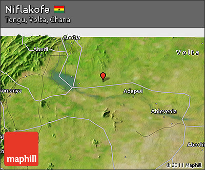 Satellite 3D Map of Niflakofe