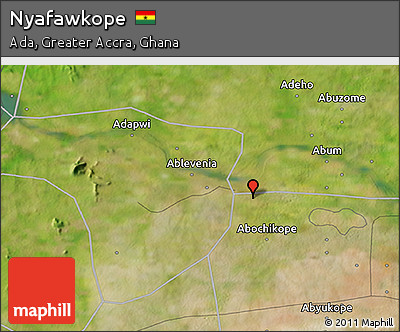 Satellite 3D Map of Nyafawkope
