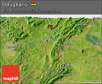 Satellite 3D Map of Odugbarisi