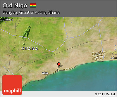 Satellite 3D Map of Old Nigo