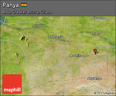Satellite 3D Map of Panya