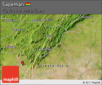 Satellite 3D Map of Sapeman