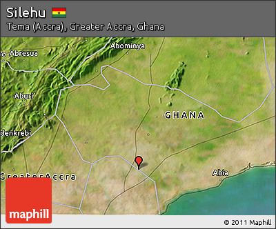 Satellite 3D Map of Silehu