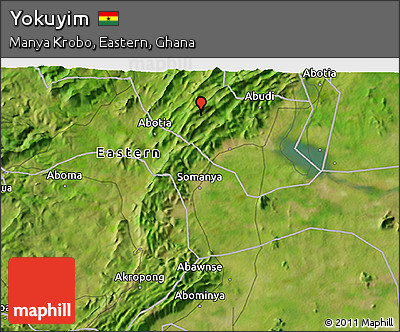 Satellite 3D Map of Yokuyim
