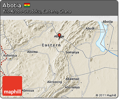 Shaded Relief 3D Map of Abotia