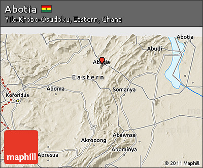 Shaded Relief 3D Map of Abotia