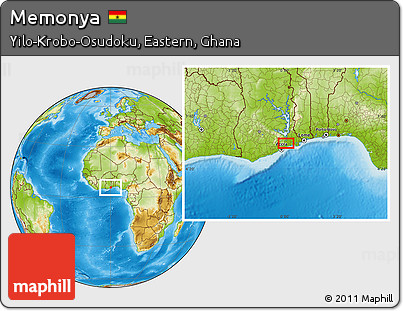 Physical Location Map of Memonya